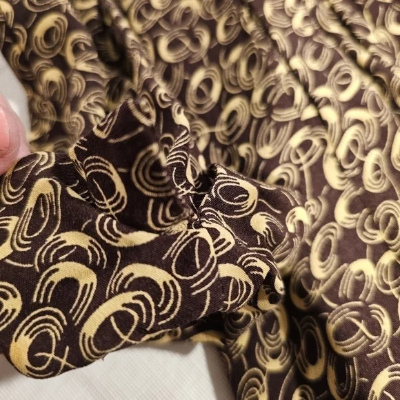 Designer Norma Kamali Dress Long Sleeve Nice Design Sz 8 - Picture 9 of 12